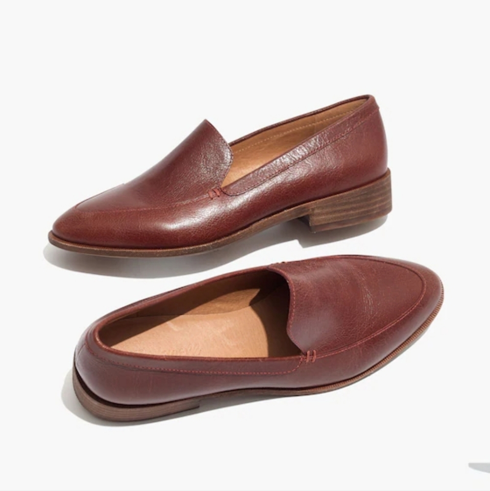 EUC Madewell Frances Loafer Brown Leather